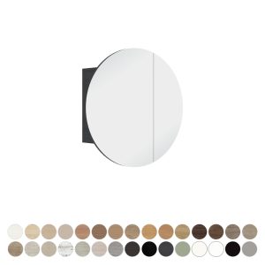 Marlowe Round Mirror Cabinet, 600 x 600mm MCR60D2